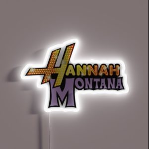 Hannah Montana Logo RGB Neon Sign