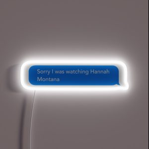 Hannah Montana RGB Neon Sign