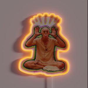 Happy Baba Ram Dass RGB Neon Sign Happy Baba Ram Dass RGB Neon Sign