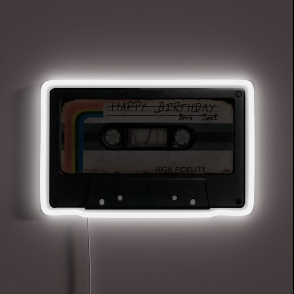Happy Birthday Love Joel RGB Neon Sign