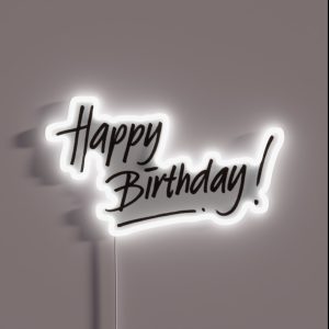Happy Birthday RGB Neon Sign
