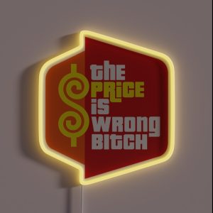 Happy Gilmore The Price Is Wrong Bitch RGB Neon Sign