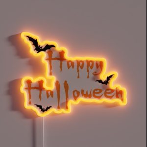 Happy Halloween RGB Neon Sign Happy Halloween RGB Neon Sign