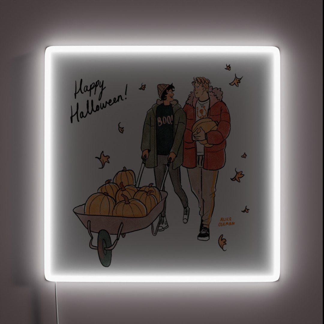 Happy Halloween RGB Neon Sign Happy Halloween RGB Neon Sign