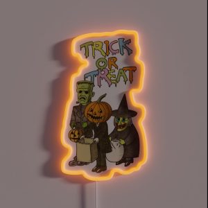 Happy Halloween RGB Neon Sign
