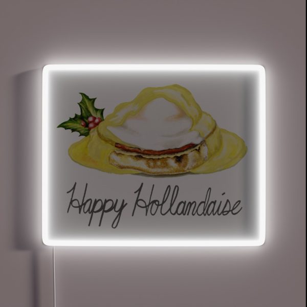 Happy Hollandaise RGB Neon Sign