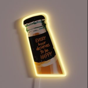 Happy Hour RGB Neon Sign