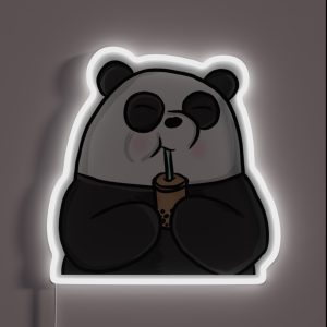 Happy Panda RGB Neon Sign