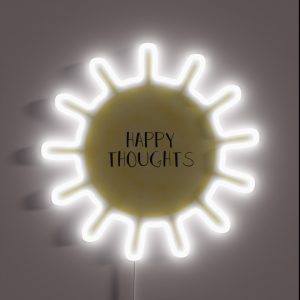 Happy Thoughts RGB Neon Sign Happy Thoughts RGB Neon Sign