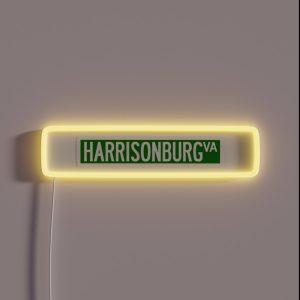 Harrisonburg RGB Neon Sign Harrisonburg RGB Neon Sign