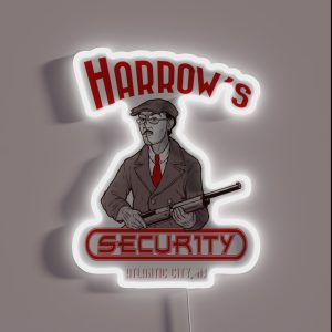 Harrow S Security RGB Neon Sign