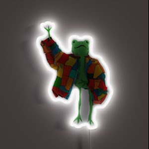Harry Cardigan Frog RGB Neon Sign Harry Cardigan Frog RGB Neon Sign