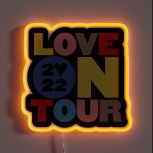 Harry Styles Love On Tour 2022 Logo RGB Neon Sign
