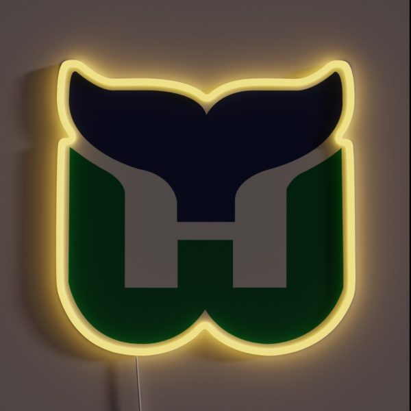 Hartford Whalers RGB Neon Sign
