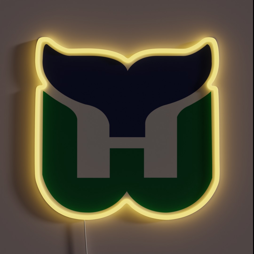 Hartford Whalers RGB Neon Sign Hartford Whalers RGB Neon Sign