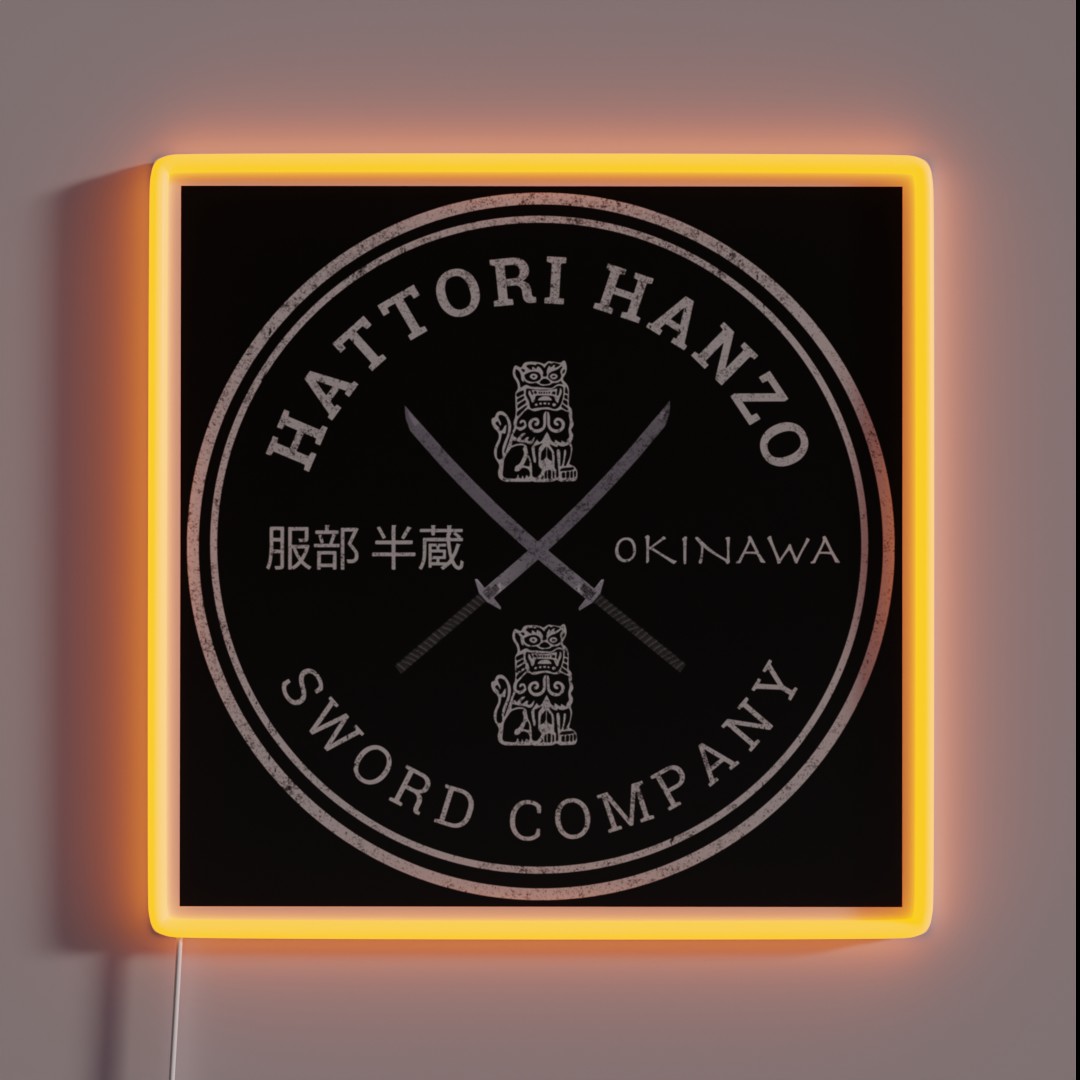 Hattori Hanzo Sword Company RGB Neon Sign Hattori Hanzo Sword Company RGB Neon Sign