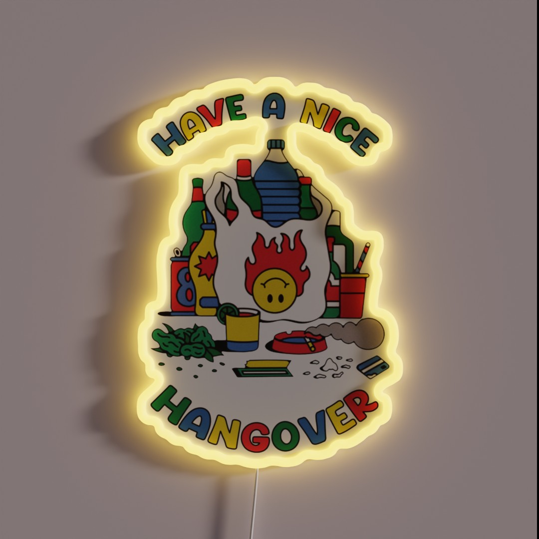 Have A Nice Hangover RGB Neon Sign Have A Nice Hangover RGB Neon Sign