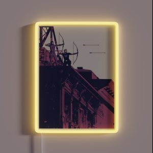 Hawkeye Comic RGB Neon Sign