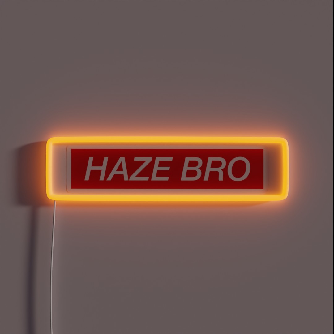 Haze Bro RGB Neon Sign Haze Bro RGB Neon Sign