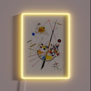 HD Kandinsky Delicate Tension RGB Neon Sign HD Kandinsky Delicate Tension RGB Neon Sign