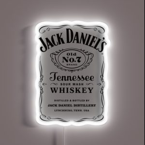 HDJRJ JACKDANIELS ALCOHOLIC RGB Neon Sign