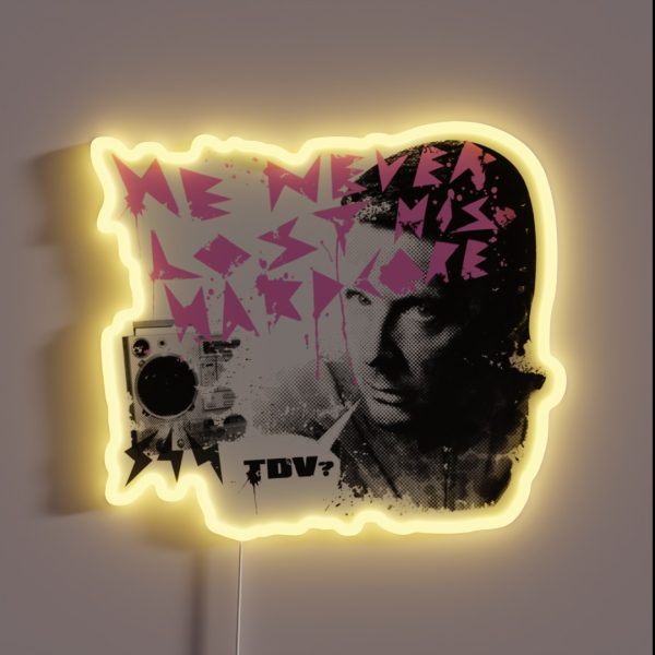 He Never Lost His Hardcore RGB Neon Sign