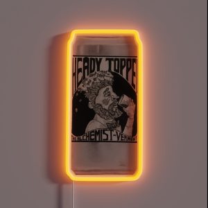 Heady Topper Brew Craft Illustration RGB Neon Sign