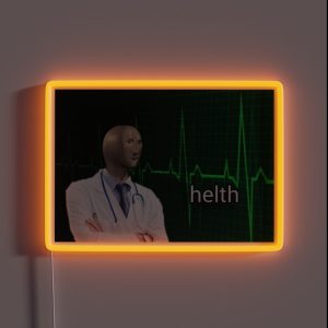 Health Medicine Premed Funny RGB Neon Sign