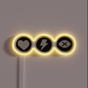 Health Stamina Dead Eye Core RDR2 RGB Neon Sign