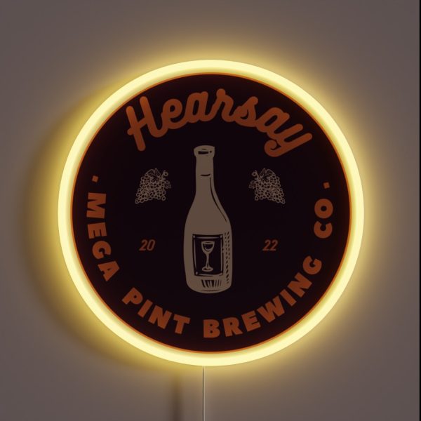 Hearsay Brewing Company Hearsay Brewing Co RGB Neon Sign
