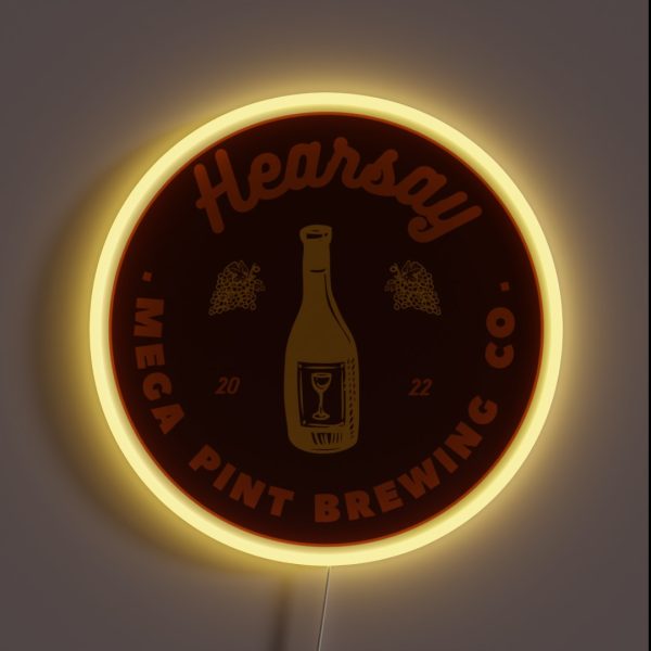 Hearsay Brewing Company Hearsay Brewing Co RGB Neon Sign