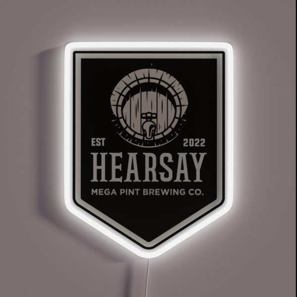 Hearsay Brewing Company Hearsay Brewing Co RGB Neon Sign