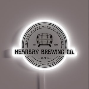 Hearsay Brewing Company RGB Neon Sign