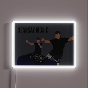 Hearsay Music RGB Neon Sign