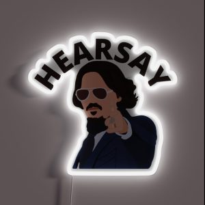Hearsay RGB Neon Sign