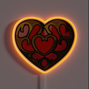 Heart Container RGB Neon Sign