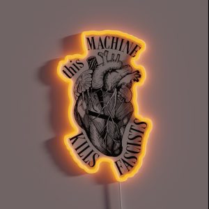 Heart Of Fascists RGB Neon Sign