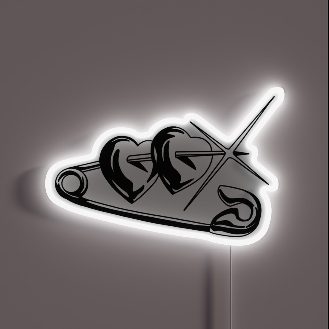 Heart Pin RGB Neon Sign Heart Pin RGB Neon Sign