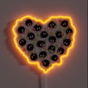 Heart Soot Spirits RGB Neon Sign Heart Soot Spirits RGB Neon Sign