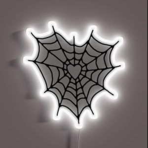 Heart Spider Web RGB Neon Sign Heart Spider Web RGB Neon Sign