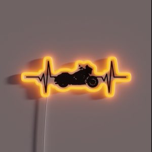Heartbeat Pulse Cruiser Motorcycle RGB Neon Sign Heartbeat Pulse Cruiser Motorcycle RGB Neon Sign