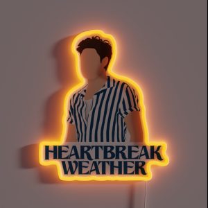 Heartbreak Weather RGB Neon Sign