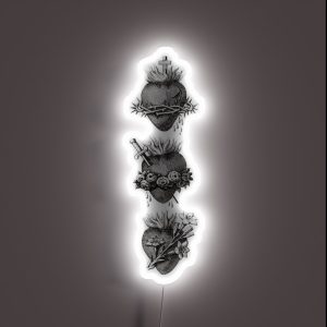 Hearts Of The Holy Family RGB Neon Sign