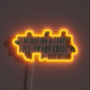 Heartstopper Nick Nelson Quote RGB Neon Sign