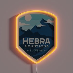 Hebra Mountains National Park RGB Neon Sign