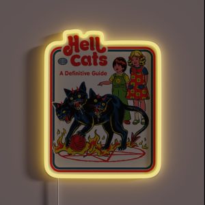 Hell Cats RGB Neon Sign Hell Cats RGB Neon Sign