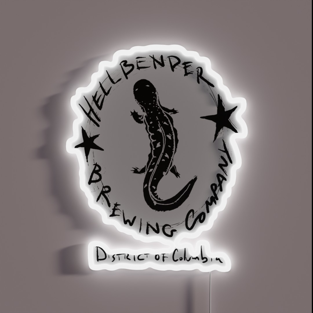 Hellbender Brewing Company RGB Neon Sign Hellbender Brewing Company RGB Neon Sign