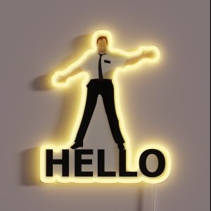 Hello Book Of Mormon RGB Neon Sign Hello Book Of Mormon RGB Neon Sign