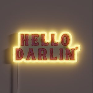 Hello Darlin RGB Neon Sign Hello Darlin RGB Neon Sign