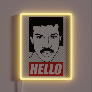 Hello Famous Singer RGB Neon Sign